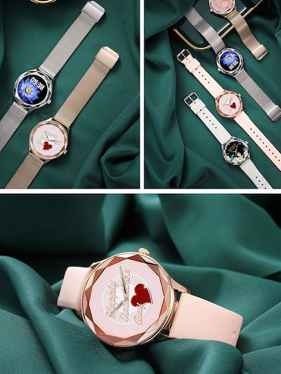 Pacific 27-4 50mm Smartwatch με Παλμογράφο (Ροζ Χρυσό)