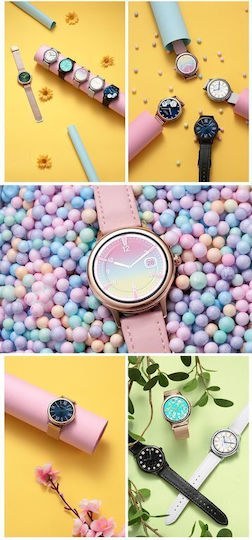 Pacific 18-6 38mm Smartwatch με Παλμογράφο (Ροζ Χρυσό)