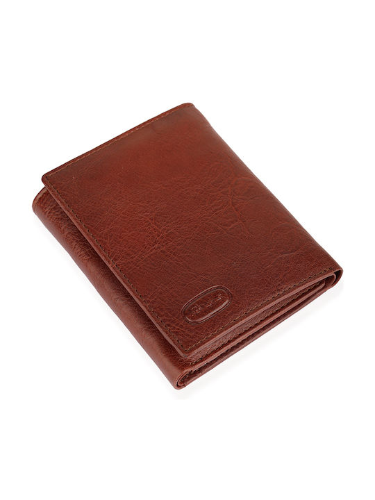 Leather Men's Wallet Classic Brown