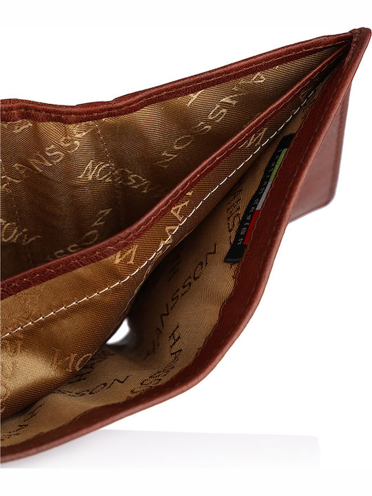 Leather Men's Wallet Classic Brown