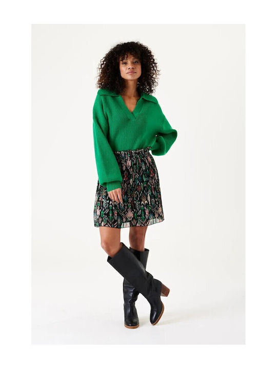 Damen Langarm Pullover Green