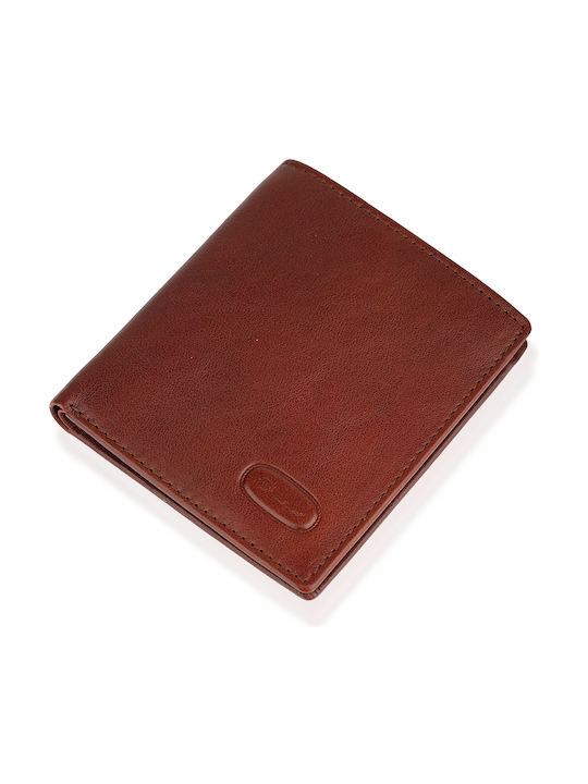 Leather Men's Wallet Classic Brown