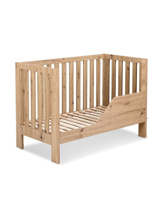 Klups Babybett Amelia Ii Braun für Matratze 60x120cm