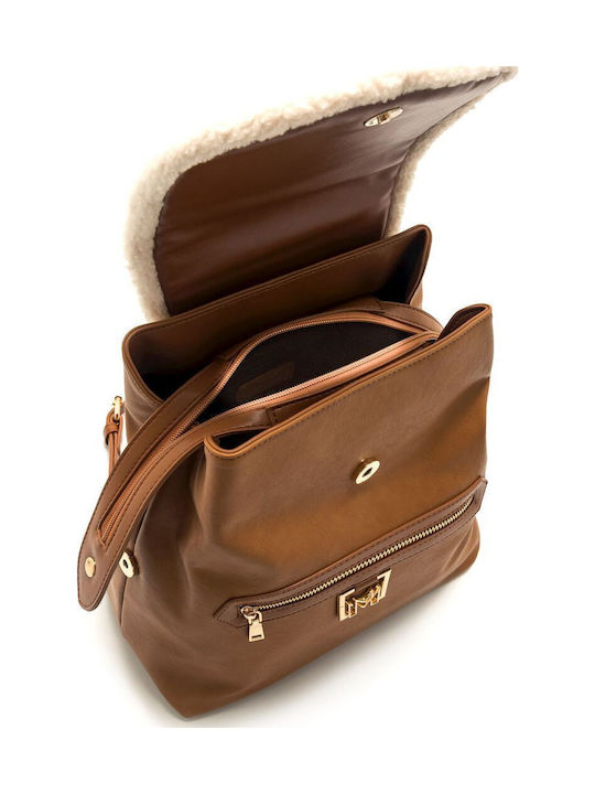 Damentasche Rucksack Tabac Braun