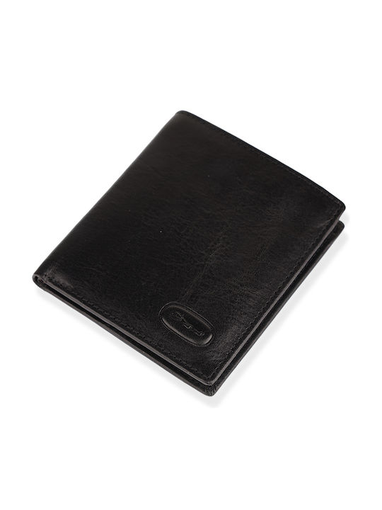 Leather Men's Wallet Classic Black