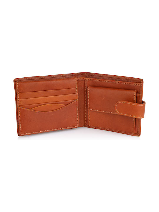 Hansson Men's Leather Wallet Tabac Brown