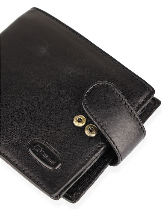 Leather Men's Wallet Classic Black