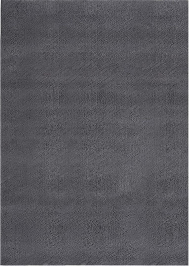 vidaXL Rutschfester Rechteckiger Zottelig Teppich Anthrazit 160x230cm