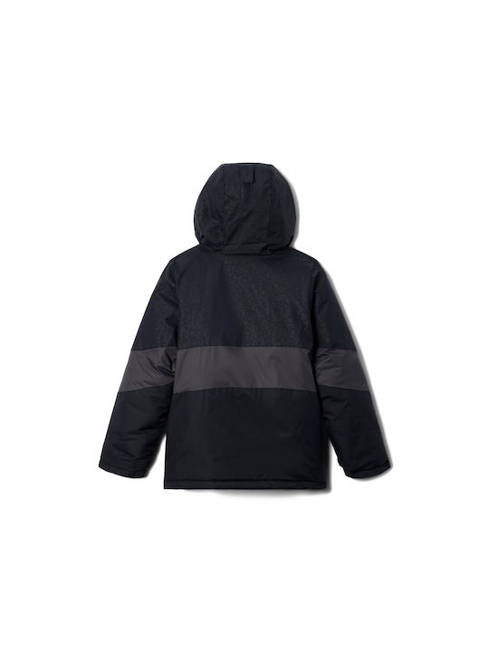 Columbia Waterproof Kids Casual Jacket with Lining & Hood Black Ii