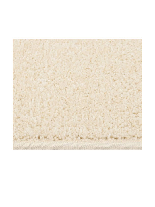 vidaXL Rug Rectangular Cream