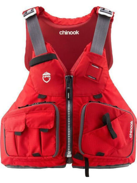 NRS Adults Life Jacket for Water Sports Red