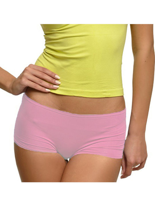 Damen Boxer Nahtlos Rosa