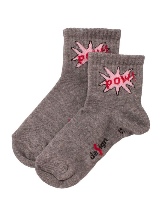 Design Letters Kids' Socks Multicolored 4 Pairs