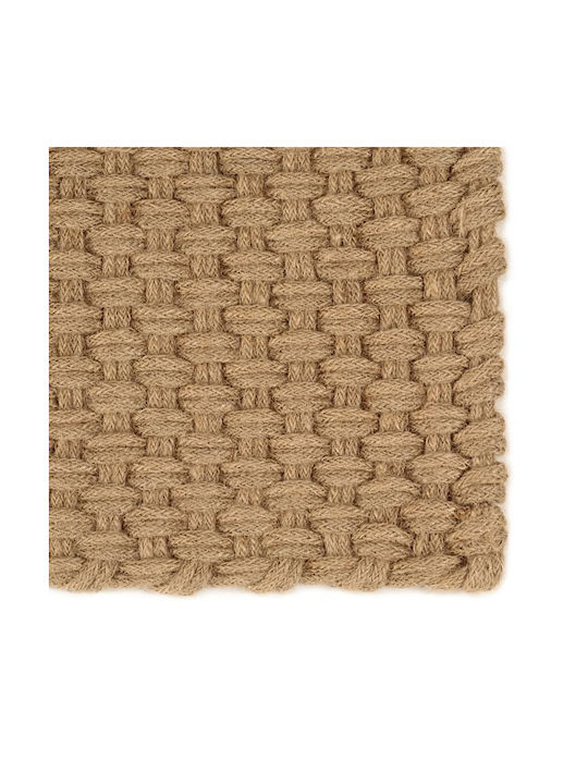 vidaXL Rug Rectangular Summer from Jute Brown