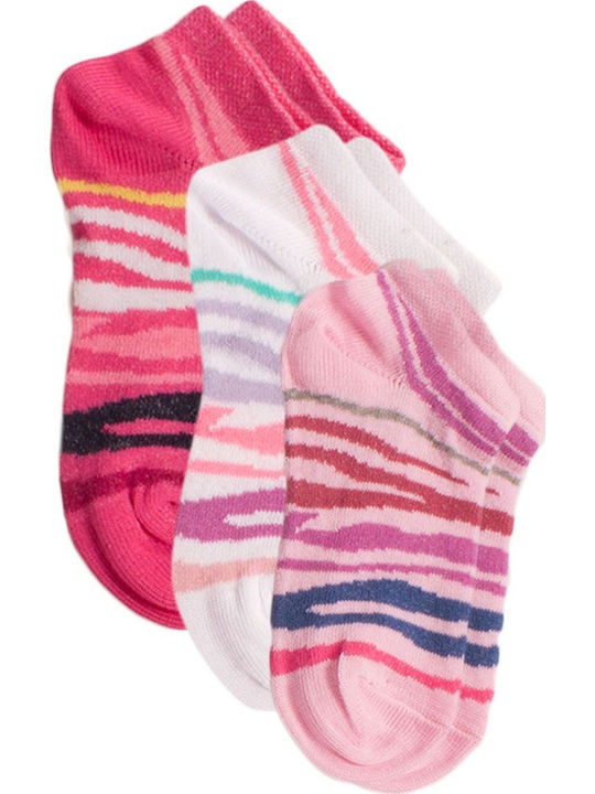 Design Letters Kids' Ankle Socks Multicolored 6 Pairs