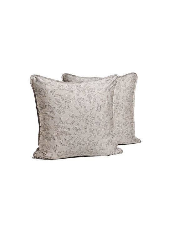 Hauz Διακοσμητική Μαξιλαροθήκη Limited Edition Botanic 60x60εκ.