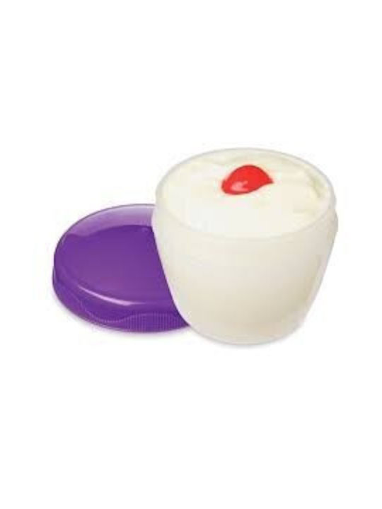 Sistema Yogurt To Go Σετ Δοχεία Φαγητού Πλαστικά Μωβ-Μπλε 7.4x7.4cm 2τμχ