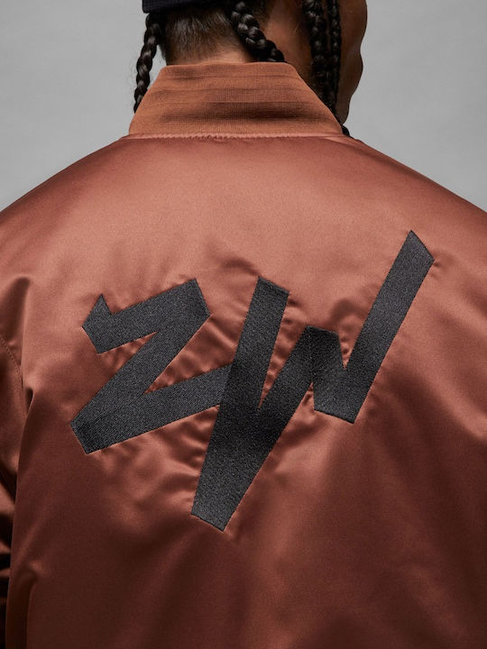 Zion Varsity Winter Jacket Bomber Brown