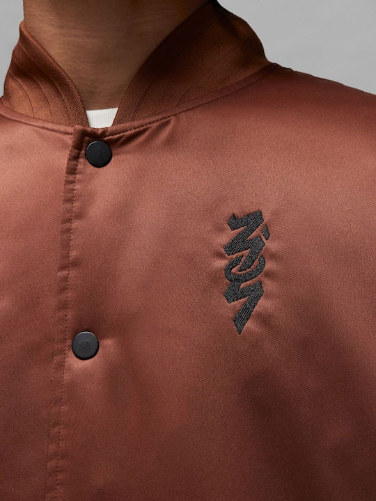 Zion Varsity Winter Jacket Bomber Brown