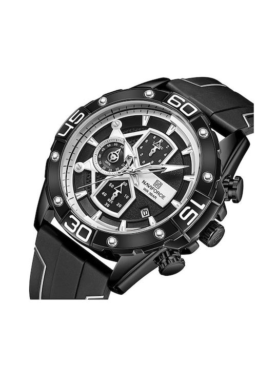 Naviforce Ceas Baterie cu Curea din cauciuc