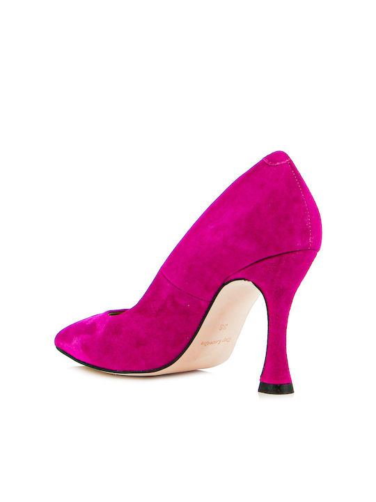 Guy Laroche Leather Fuchsia High Heels