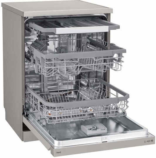 LG Freestanding Dishwasher with Wi-Fi for 14 Place Settings W60xH85cm Inox