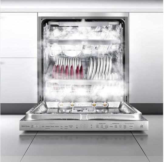 LG Freestanding Dishwasher with Wi-Fi for 14 Place Settings W60xH85cm Inox