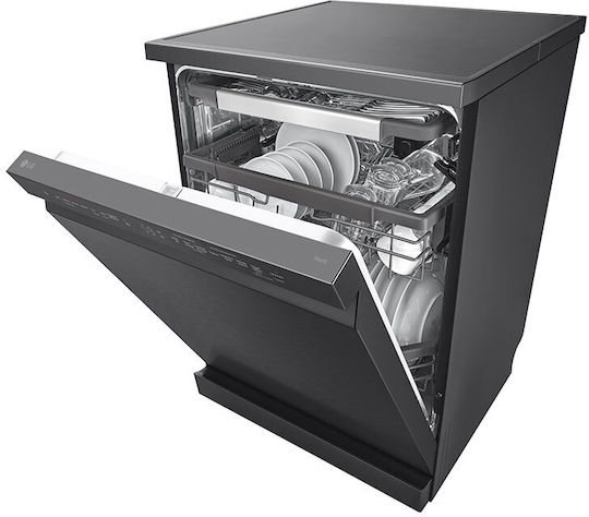 LG Mașină de spălat vase independentă cu Wi-Fi pentru 14 seturi de vase L60xÎ85cm Negru