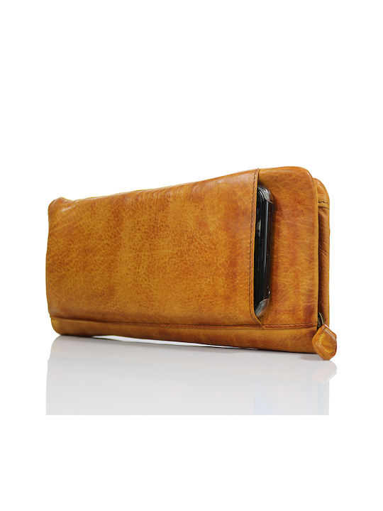 Trip Camel Wallet Genuine Vintage Soft Leather Wallet (532 Yellow)