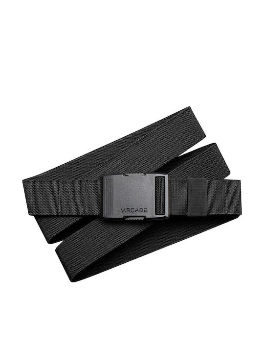 Elastisch Herren Gürtel Schwarz