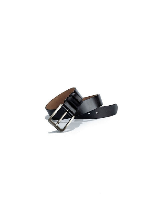 Mcan Men's Leather Belt Black