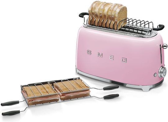 Smeg Φρυγανιέρα 2 Θέσεων 1500W Χρυσή