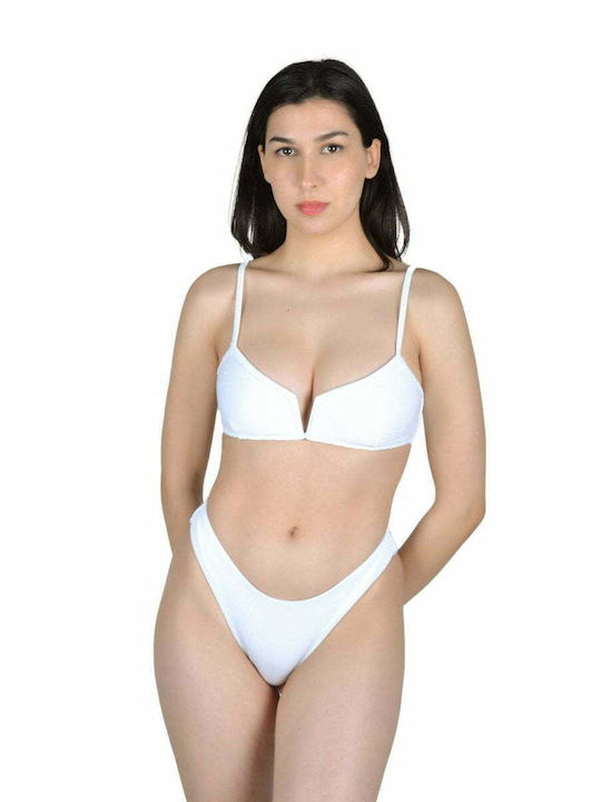 Set Bikini Μπουστάκι & Brazil ΑΣΠΡΟ