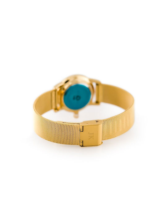 Jordan Kerr Uhr mit Gold / Gold Metallarmband