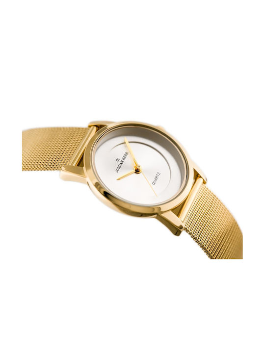 Jordan Kerr Uhr mit Gold / Gold Metallarmband