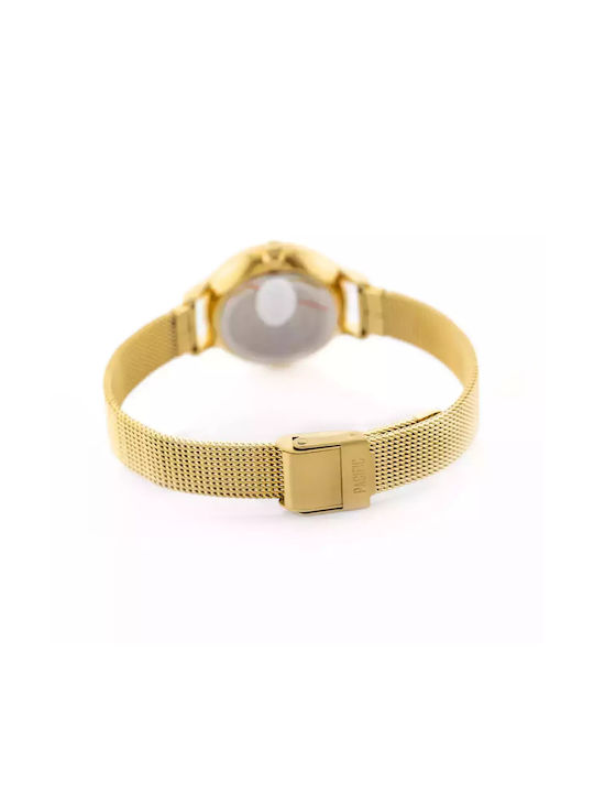 Pacific Women's Watch with Gold Metal Bracelet