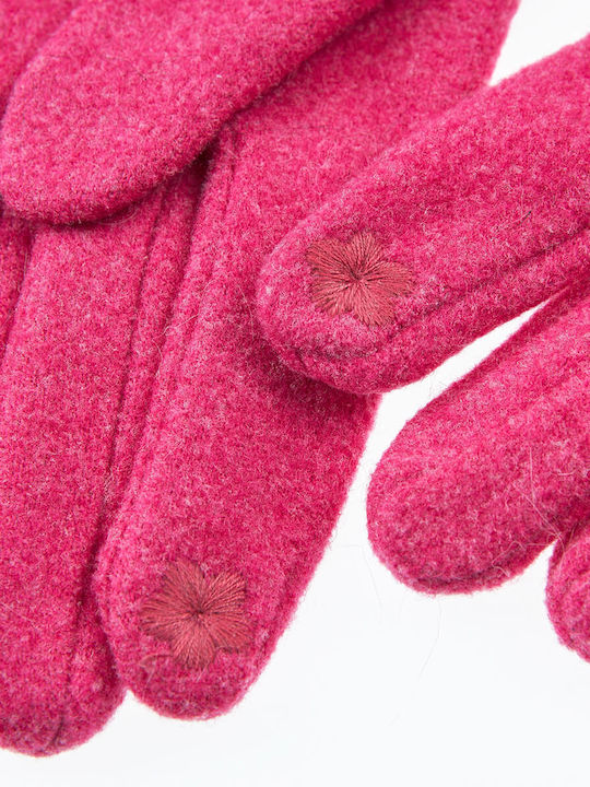 Verde Women's Fleece Touch Gloves Fuchsia