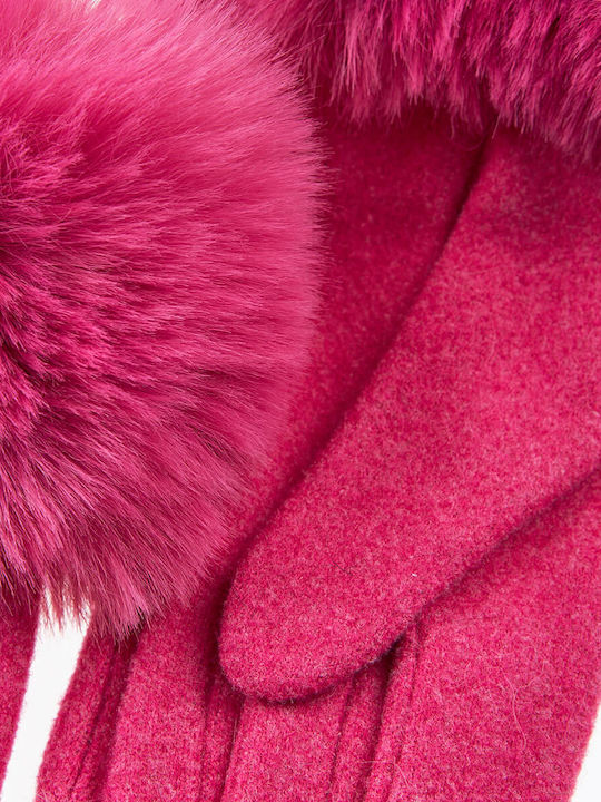 Women's Fleece Touch Gloves Fuchsia