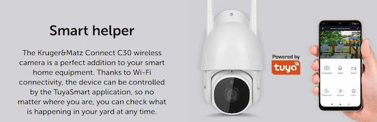 Kruger & Matz 92015-111 IP Surveillance Camera Wi-Fi Full HD 1080p