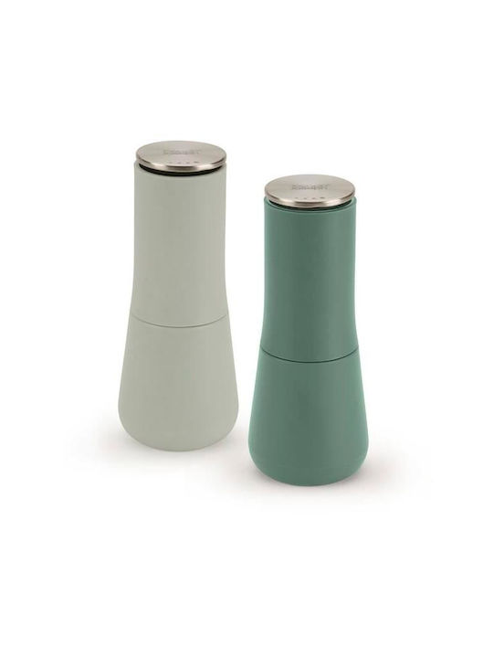 Joseph Joseph Set Manual Râșnițe Condimente Ceramice în Culoare Verde 1buc