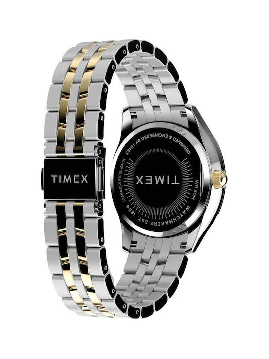 Timex Tone Women's Watch with Gold Metal Bracelet