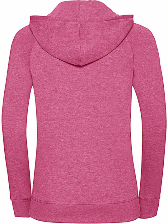 Russell Europe Women's Long Sleeve Promotional Sweatshirt Pink Marl