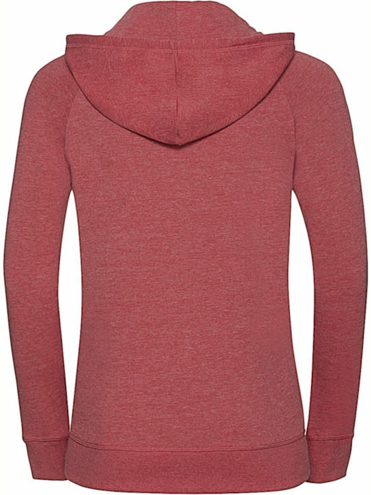 Russell Europe Women's Long Sleeve Promotional Sweatshirt Red Marl