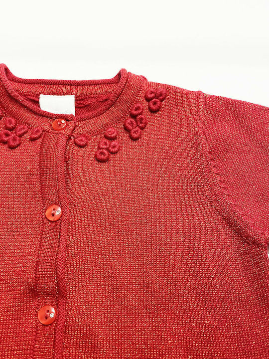 Kids Cardigan Red