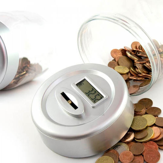Money Box Plastic Transparent