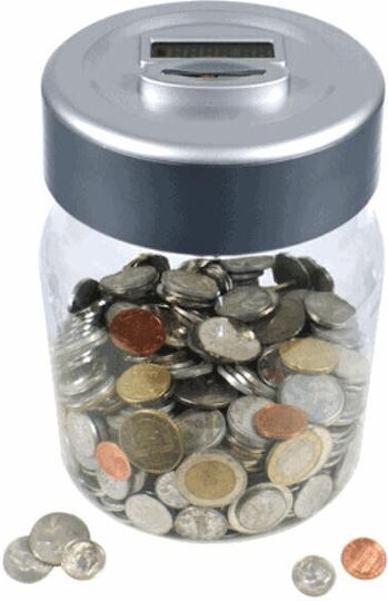 Money Box Plastic Transparent