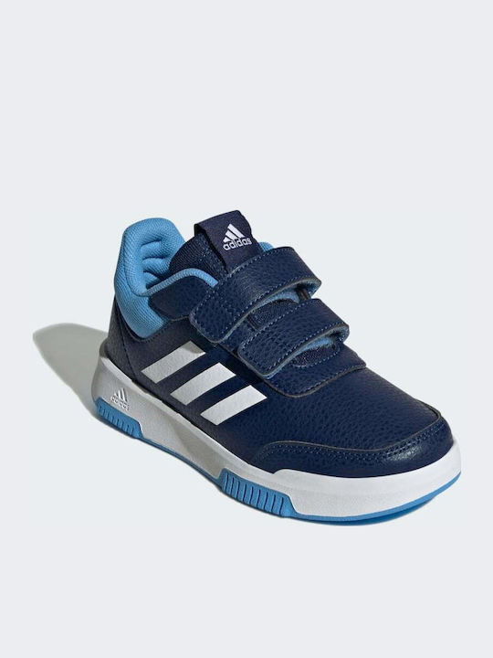 Tensaur Hook Loop Kids Sneakers with Scratch Dark Blue / Cloud White / Blue Burst
