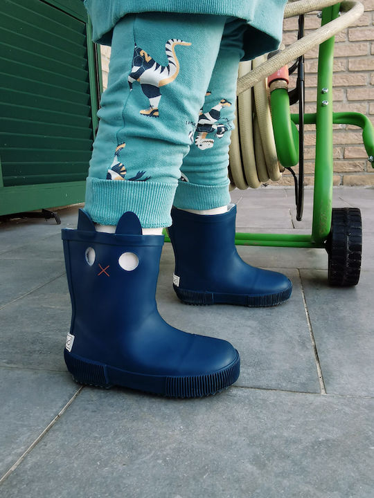 Kids Wellies with Internal Lining Blue