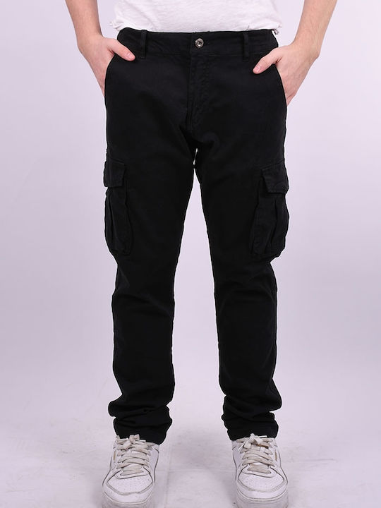 Tony Backer Men's Trousers Cargo Black