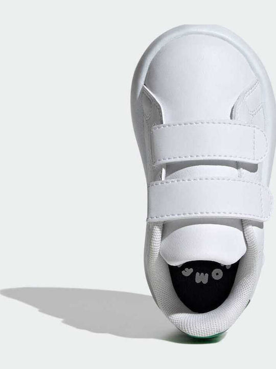 Advantage Kids Sneakers with Hoop & Loop Closure Cloud White / Green